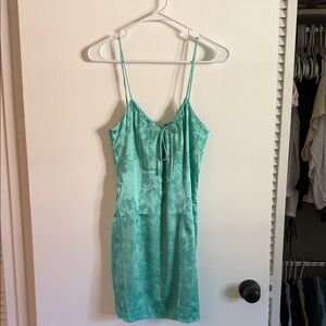 superdown Teal Mini Dress